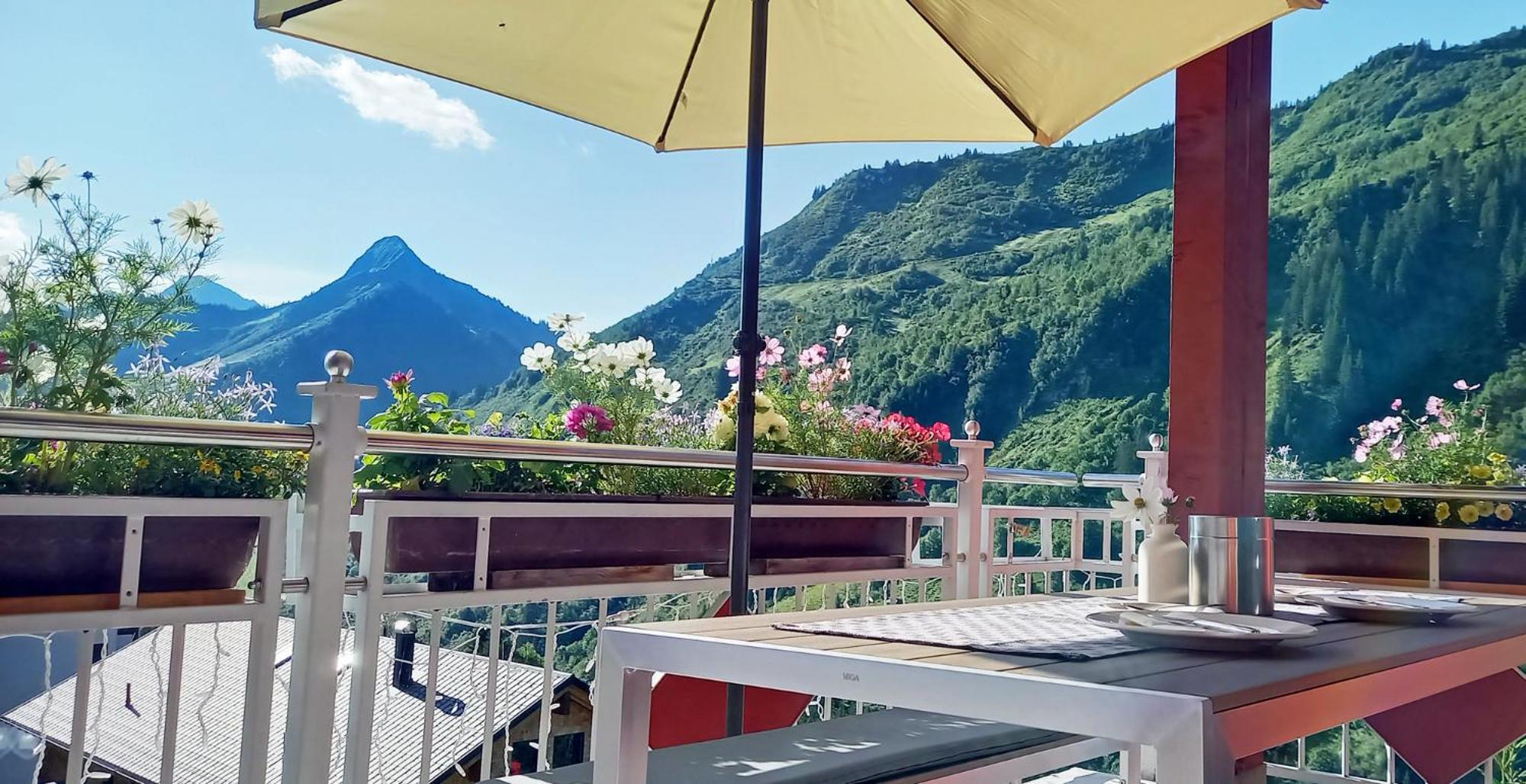 Appartements Garni Drei Wannen Damüls Exterior foto
